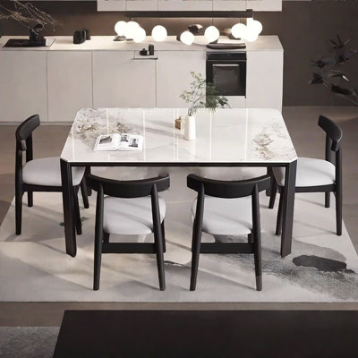 Italian style rectangular simple dining table