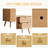 70.87Inch Modern TV Stand With Rattan Doors For Tvs Up To 80", Media Console With Storage Space
