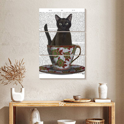 Ketti Black Cat In A Teacup I