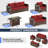 5-Pieces Wide Armrest Outdoor Sectional Rattan Conversation Set with Fire Fit Table.-1134519810