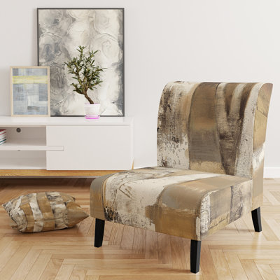 Fauteuil de chambre rembourré Natural I
