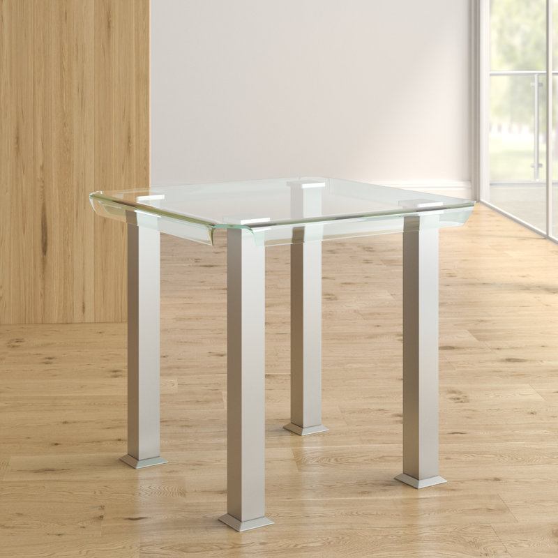 Table de salle à manger à hauteur de comptoir Coetta Pridmore 39,38 po