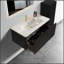 Meuble-lavabo flottant rayé en chêne noir brossé de 36 pouces avec lavabo en céramique blanche, pré-assemblé pour les salles de bain modernes-1374244666-1374244668