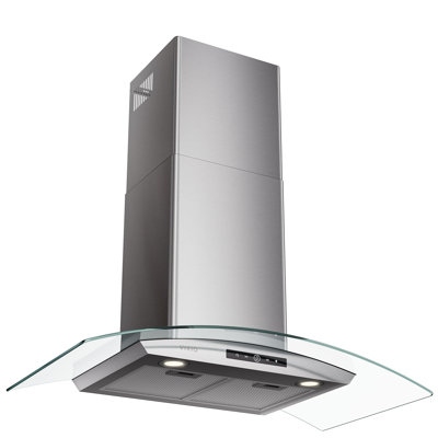 VIKIO PRO 36" Wall Mount Range Hood 450 CFM Touch Screen Stainless Steel