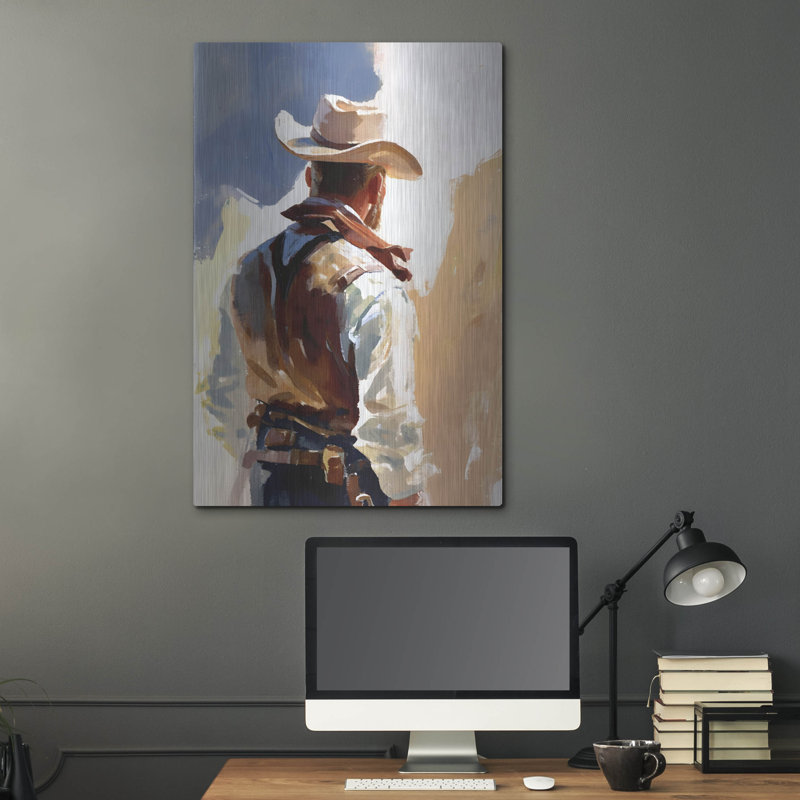 «Cowboy 2» par Petals Prints Design, H 36 po x l 24 po
