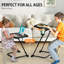 Ensemble de chaises de bureau ergonomiques pivotantes et réglables pour petits espaces et salles de jeux-111364852