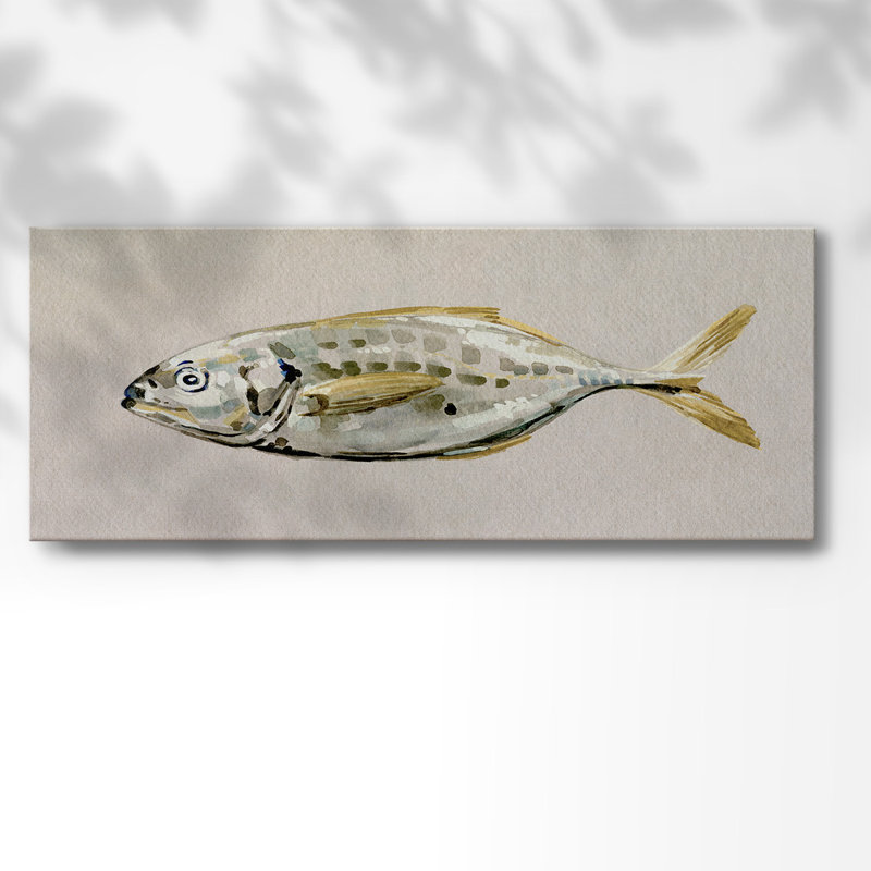 Étude de poisson frais II, H 20 po x l 50 po x P 1,5 po