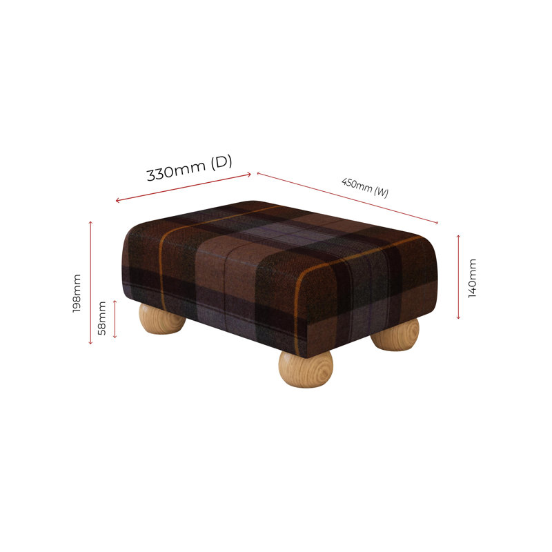 Manufactured Wood Accent Stool, Natural