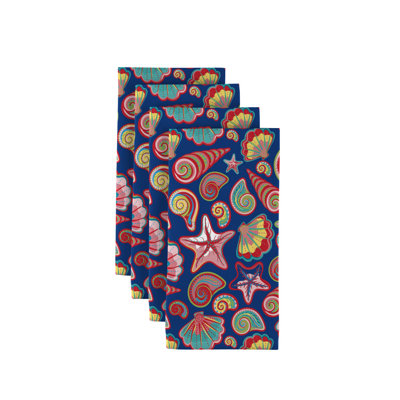 Upton Polyester Nautical Square Napkin