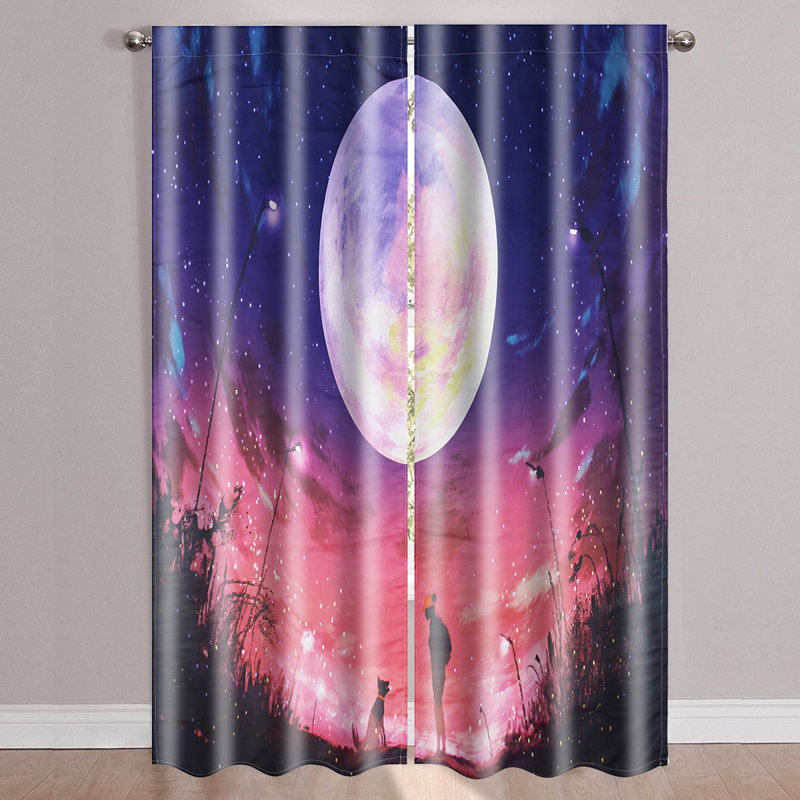 Daliah Semi Sheer Curtain Pair