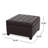 Upholstered Tufted PU Leather Storage Ottoman