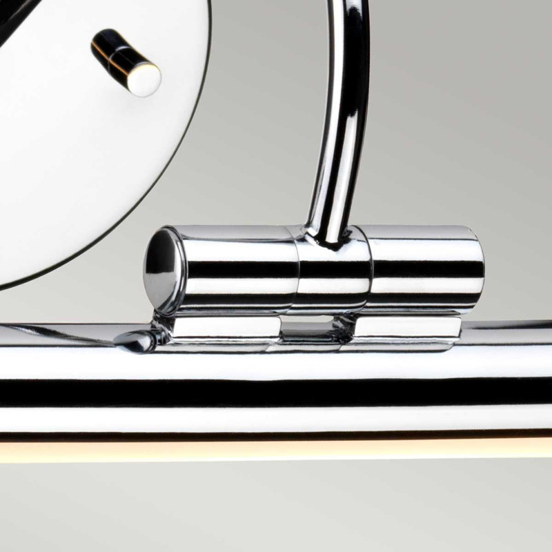 Lampe pour cadre Alton, Chrome poli