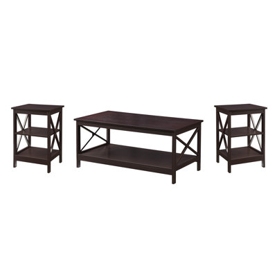 Ensemble de tables basses 3 pièces Darek