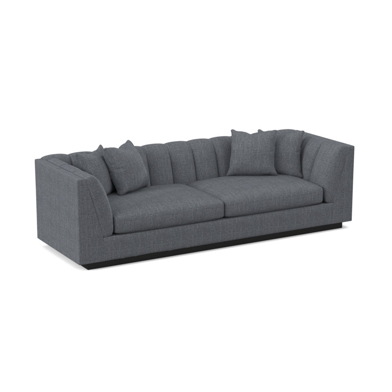 Dapper Sofa, Espresso, Elise Harbor 100% Polyester