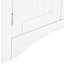Multifonctionnel, buffet, cuisine, salle de bain, blanc, 12,2 pouces de largeur, 32,3 de hauteur, armoire de rangement autoportante avec finition imperméable