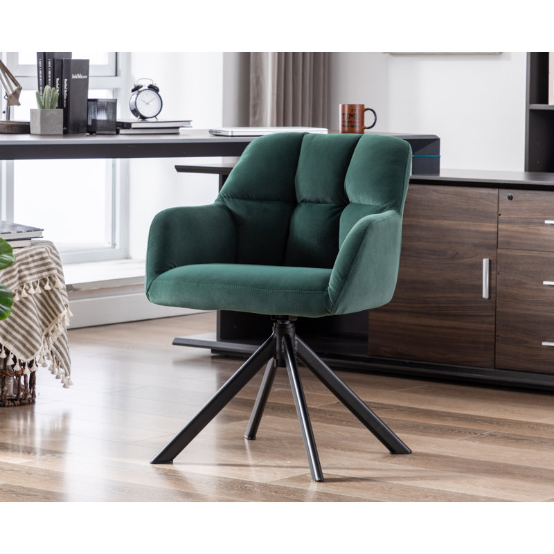 Largo Office Chair Upholstery Swivel Home Office Chair Ergonomic Desk Chair, Green