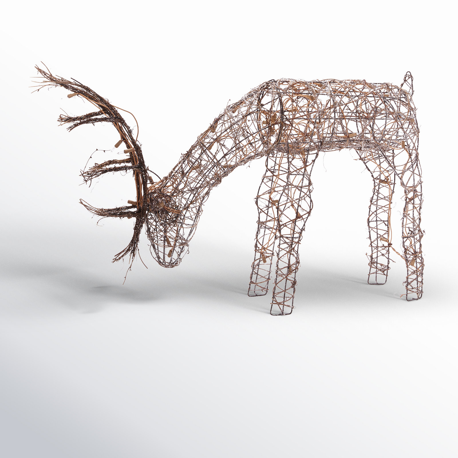 Herne Grazing Reindeer Lighted Display, Small
