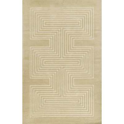Orlie Hand Tufted Wool Brown Rug