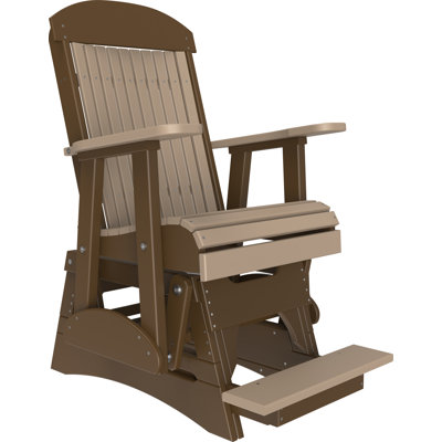 Chaise d'extérieur coulissante en polywood