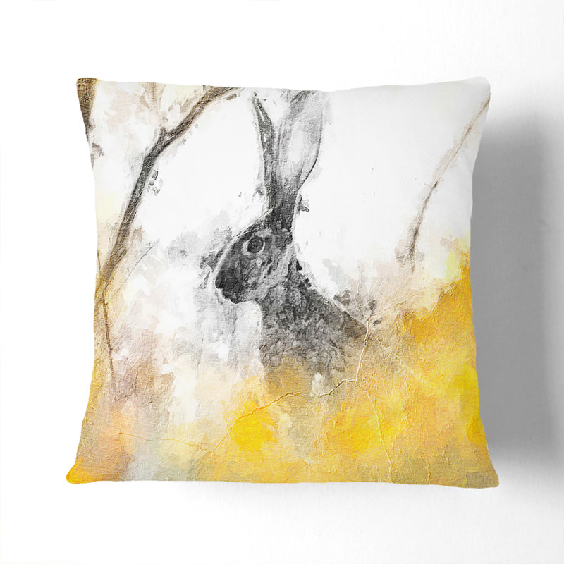 Abstract Square Cushion, 55 x 55 cm