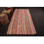Tapis turc kilim vintage tissé à la main avec un motif arc-en-ciel vibrant pour la décoration et le plancher