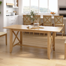 70W Farmhouse Cross Base Dining Table