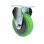 4 Inch Green Polyurethane Wheel Rigid Top Plate Caster Service Caster Brand