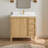 36'' Single Bathroom Vanity with Quartz Top-287763269