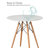 Labovick Round Solid Wood Base Dining Table