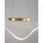 1 - Light Gold LED Unique/Statement Pendant