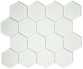 Carrelage hexagonal blanc CNK Tile