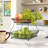 Sorbus 2-Tier Flat-Back Metal Fruit and Bread Basket