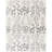 Ashbourne Cream/Charcoal Floral Transitional Area Rug-831100748