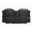 Gurutz Traditional 76" Faux Leather Double Glider Reclining Loveseat with Center Storage Console, Tab Pull Reclining & Gentle Gliding Motion-1245628973