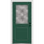 Porte d'entrée prémontée en panneau de fibre de verre 1/2 panneau Grace avec panneau peint 1/2 panneau Grace 4-5 / 16 po Grace-1956367579-1956367583-1956367582