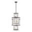 Luminaire suspendu cylindrique à 8 lumières-86792598