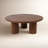 Faustine Round Mango Wood Coffee Table-1340437105