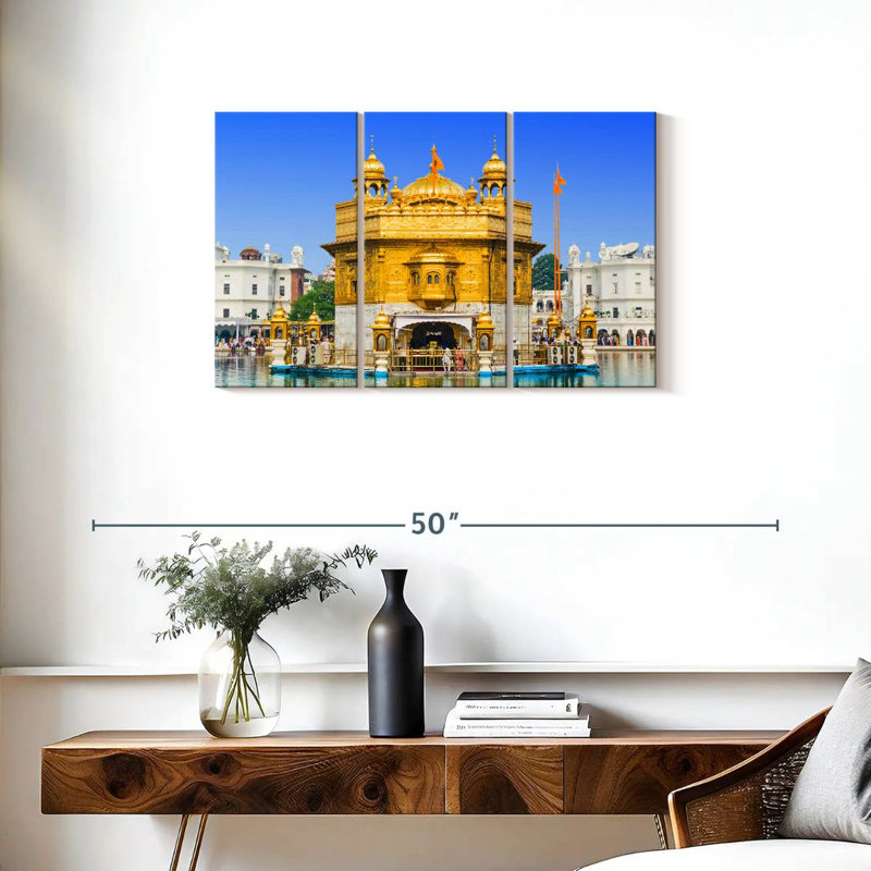 Rorry Amritsar's Golden Temple, 20" H x 33" W