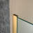 60-61" W x 76" H Pivot Frameless Single Swing Hinge Shower Door, 3/8 in. (10mm) Thickness Shattered-Proof Tempered Clear Glass-107531421