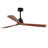 New Model 60 Inch Ceiling Fan With 18W Led Light 3 Solid Wood Blades Remote Control Reversible Dc Motor For Home-1935186124