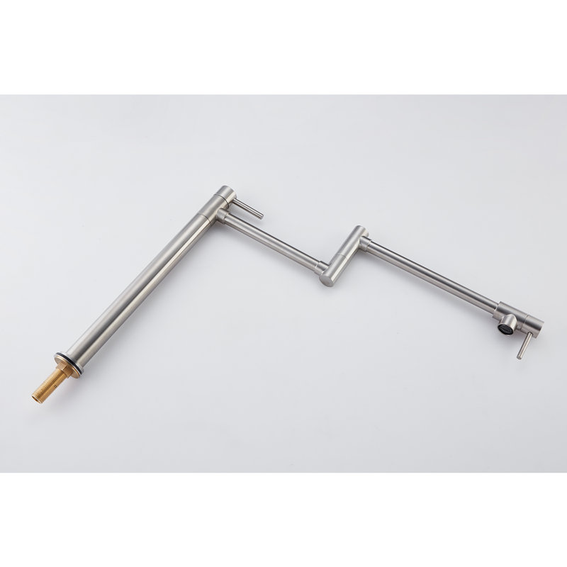 Robinet de cuisine avec tige d'extension, style remplisseur de pot | Idée de cadeau, Nickel brossé