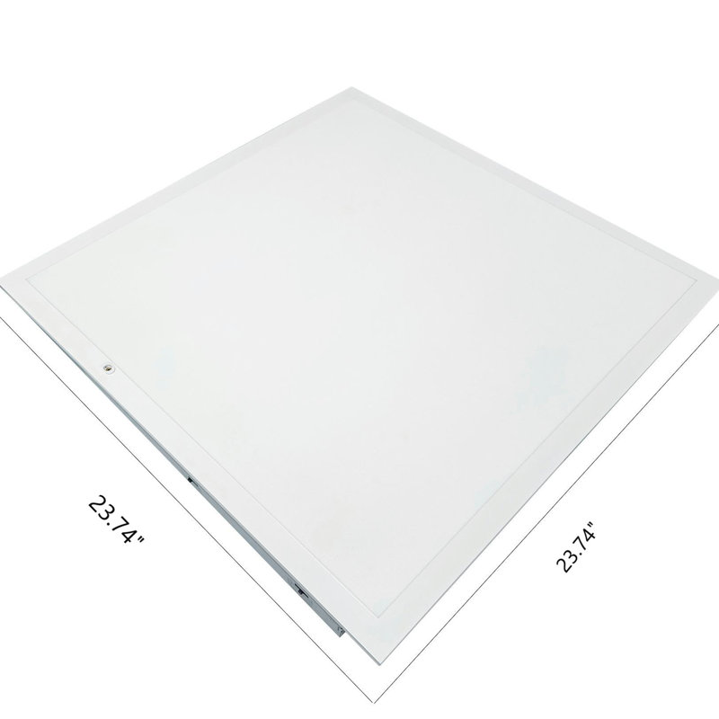 Wattage & CCT Adjustable LED Flat Panel Light With Sensor base,Set Of 4, 1.38" H x 23.74" W x 23.74"D