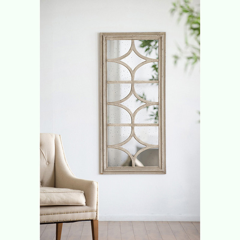 Miroir rectangulaire 28 po x 59 po Glister