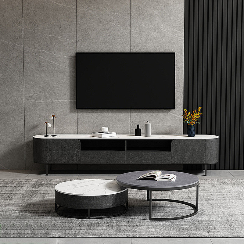 Ensemble de tables basses Minimalist Rock Slab