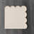 Modern Farmhouse Natural Scalloped Stripe Cloth Napkins 20" X 20", Set Of 4-984472575