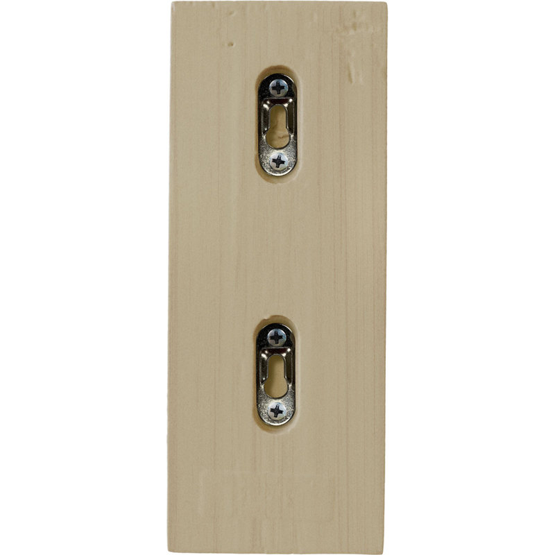 10" Unfinished Rubberwood Recessed Corbel