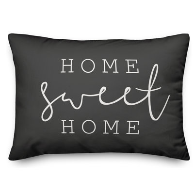  Home Sweet Home Thin Outdoor Rectangular Pillow Cover & Insert