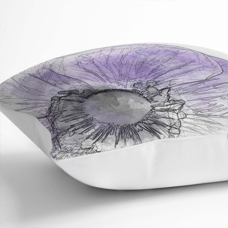 Square Throw Cushion, White, 40cm H x 40cm W x 15cm D
