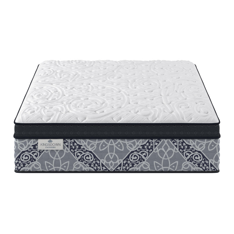 Kingsdown Passions Kelbrooke 16" Plush Euro Pillow Top Hybrid Mattress, Twin