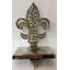 Fleur De Lis Christmas Stocking Holder - 5" - Set Of 2